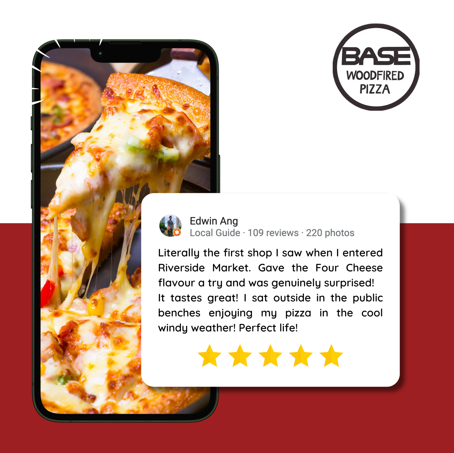 Base Pizza Riverside Feedback